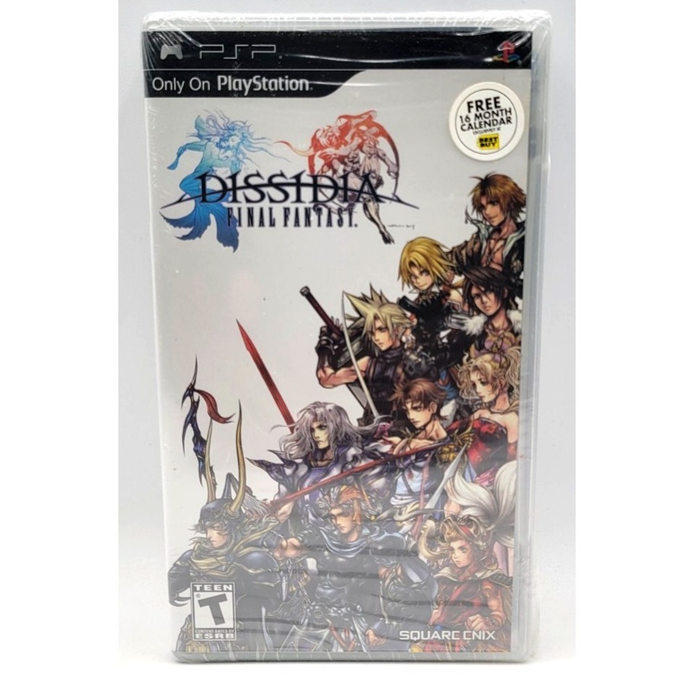 Dissidia Final Fantasy (Sony PSP, 2009) W/ BEST BUY CALENDAR FACTORY SEALED NEW